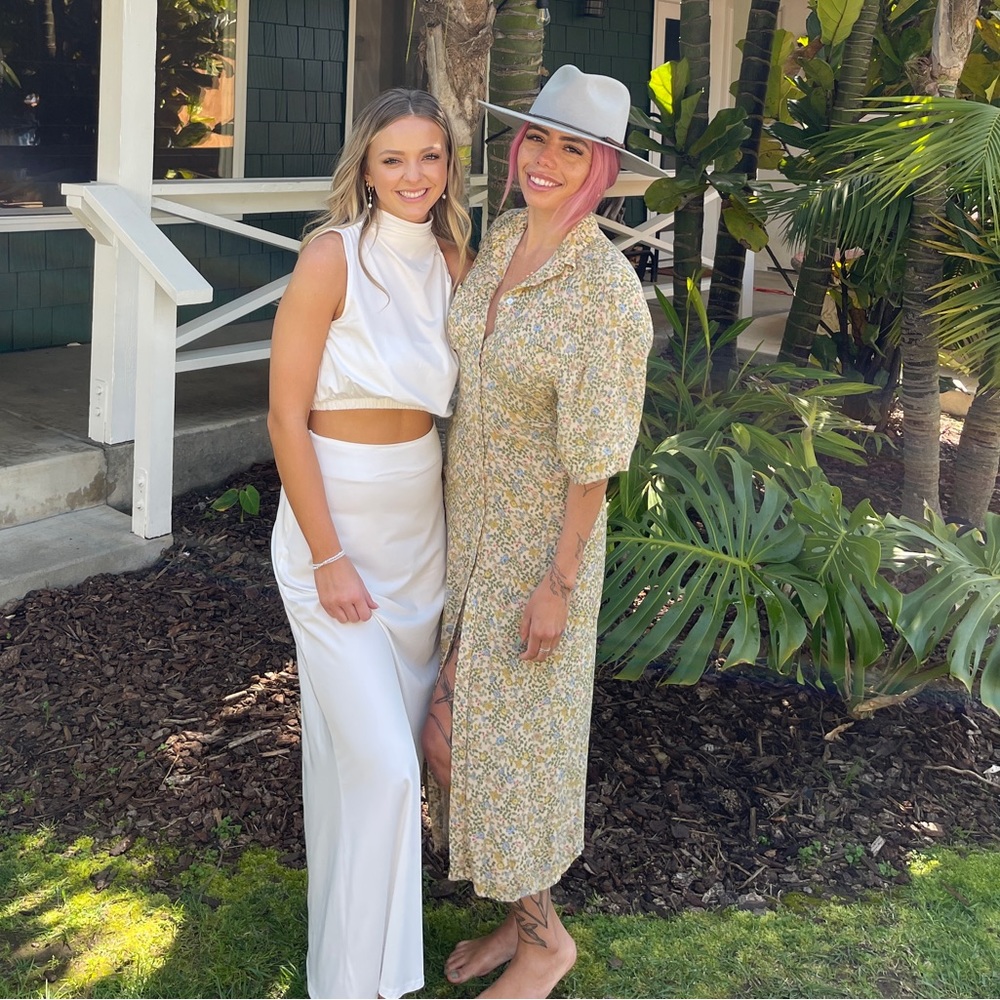 Zara Floral printed vintage midi dress